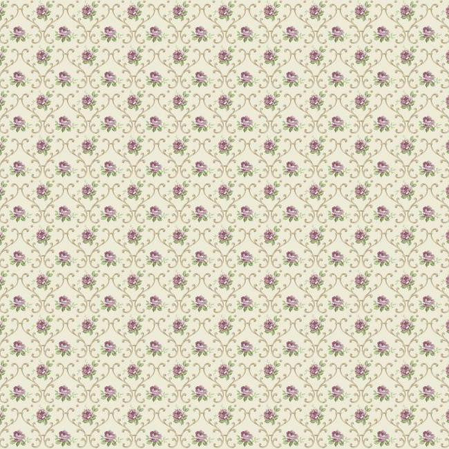 York Wallpaper PN0443 Floral Trellis