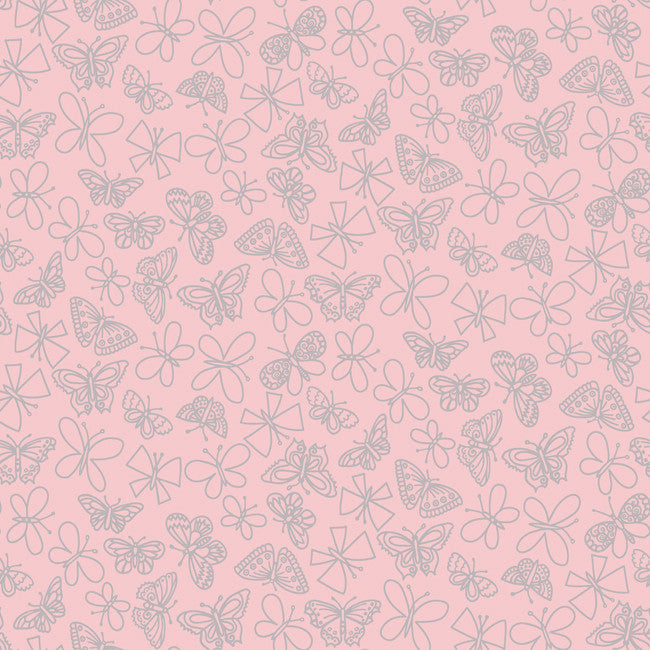 York PW4024 Girl Power 2 Glitter Butterfly Wallpaper