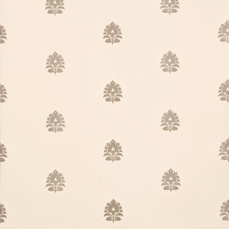 Baker Lifestyle Wallpaper PW78006.3 Hestercombe Sprig Linen/Silver