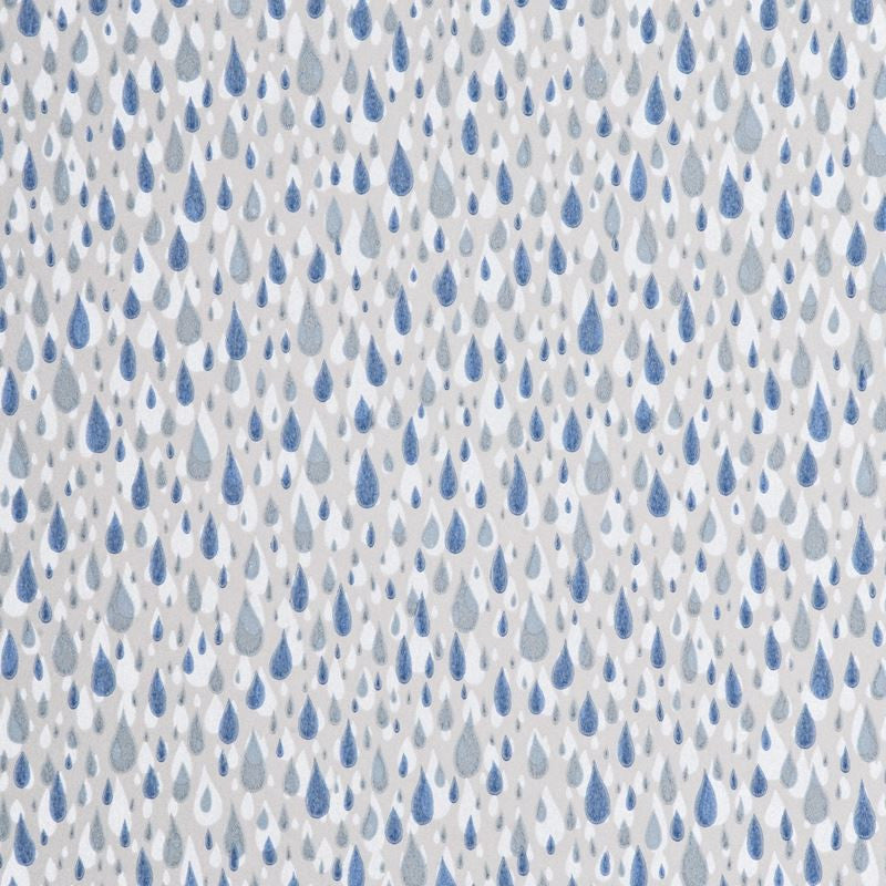 Baker Lifestyle Wallpaper PW78015.2 April Showers Delft/Silver