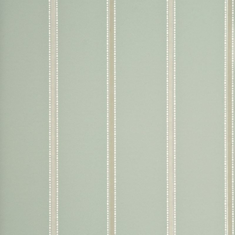 Baker Lifestyle Wallpaper PW78016.2 Tasie Stripe Aqua/Stone/Silver