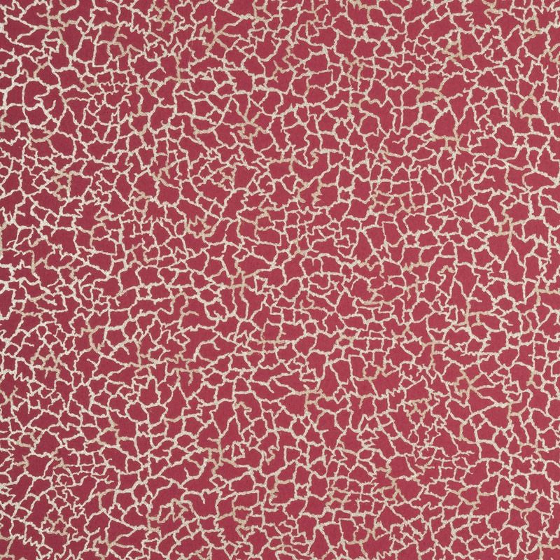 Baker Lifestyle Wallpaper PW78017.3 Ming Cherry/Silver