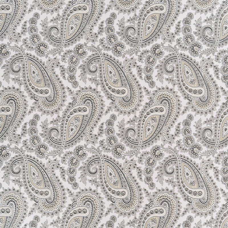 Baker Lifestyle Wallpaper PW78018.1 Kathak Paisley Ivory/Silver