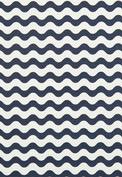 FSchumacher Fabric RIC-RAC-MIDNIGHT Ric Rac Midnight