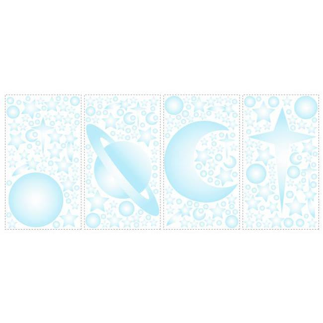 York Wallpaper RMK1141SCS Border Book Celestial Appliques