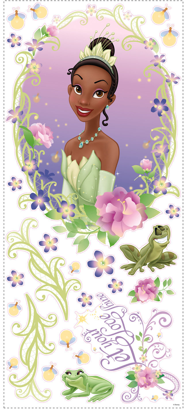 York Wallpaper RMK1427GMDK Princess & The Frog - Disney Mirror Medallion