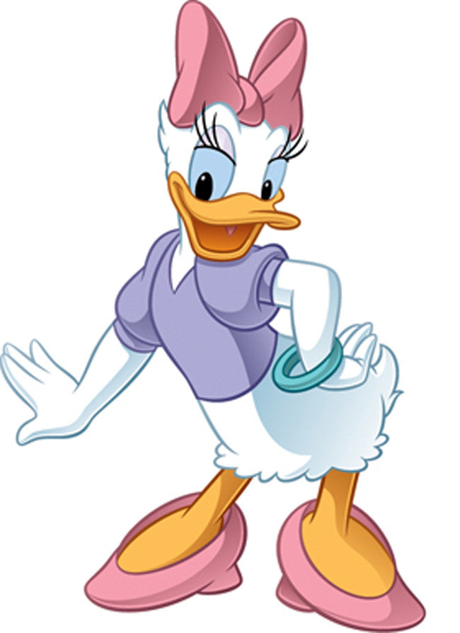 York Wallpaper RMK1513GMDK Disney Giant Daisy Duck