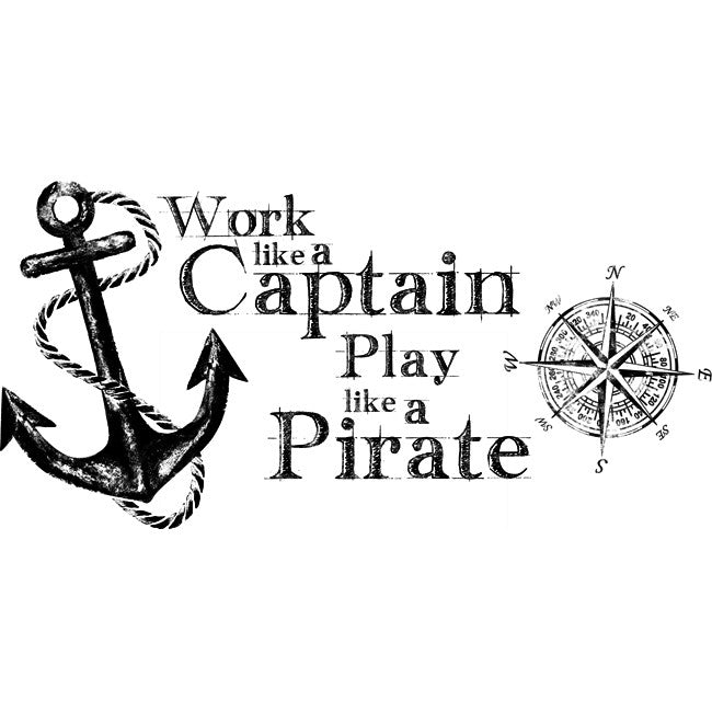 York Wallpaper RMK2320GM Cool Kids Work Like A Captain Giant Mural