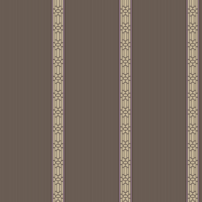York Wallpaper SA9204 Ashford Stripes Oriental Banding Stripe