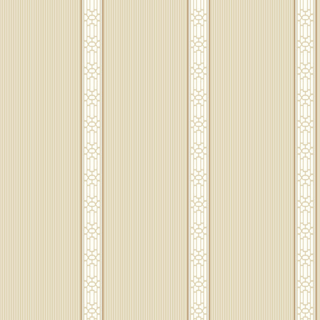 York Wallpaper SA9205 Ashford Stripes Oriental Banding Stripe