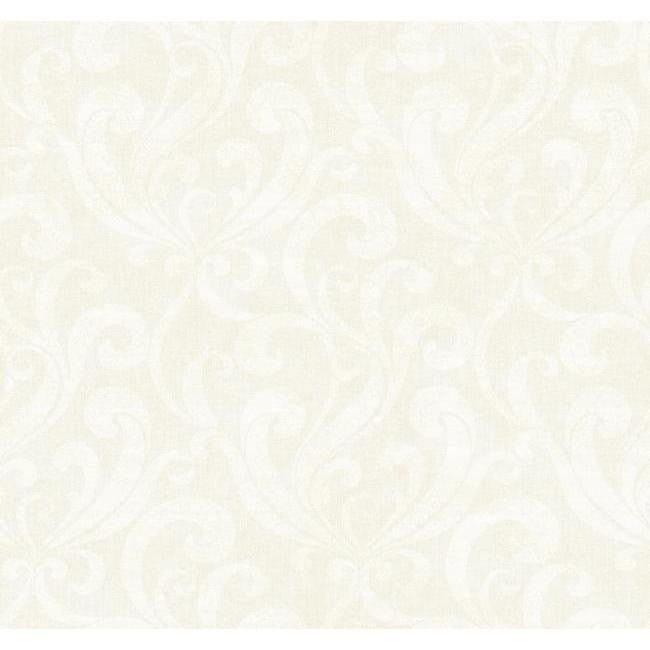York SS4399 Black & White Book Allover Scroll Wallpaper