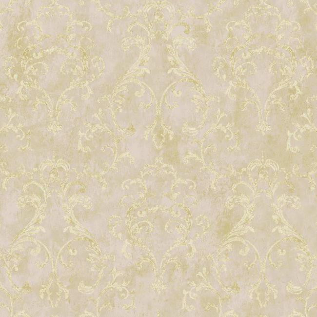 York VR3488 Rhapsody Small Scroll Wallpaper