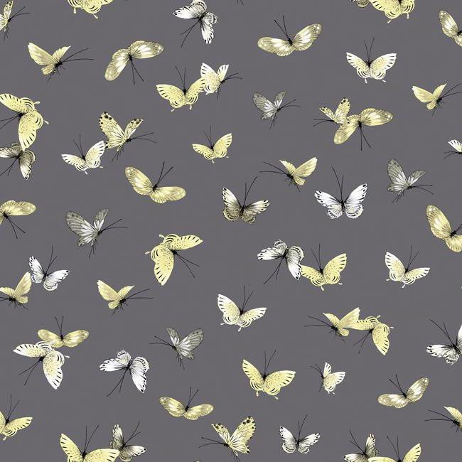 York WB5476 Botanical Fantasy Butterflies Wallpaper