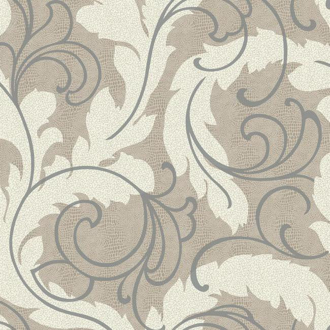 York Wallpaper WH2648 Serpentine Scroll
