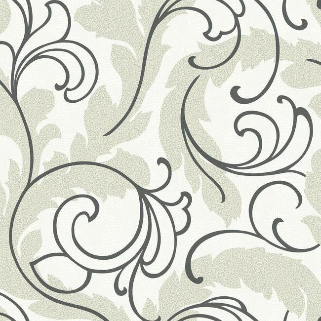 York Wallpaper WH2652 Serpentine Scroll
