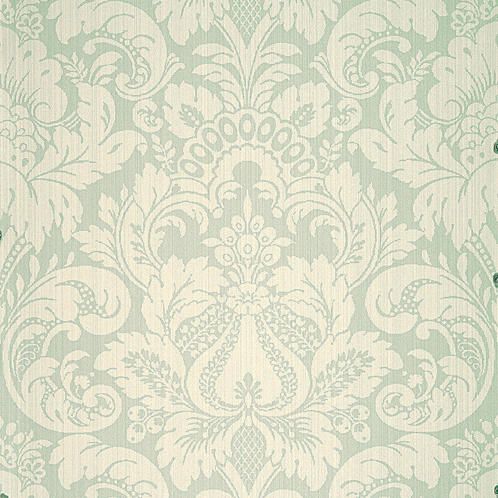 Scalamandre Wallpaper WP88213-008 Daphne Aqua