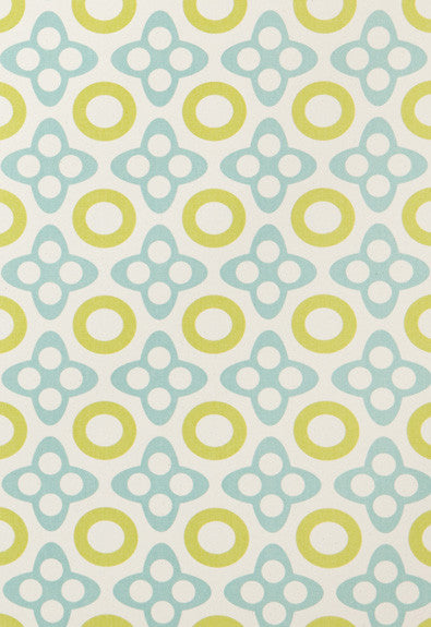 FSchumacher Fabric XANDO-POOL-LIME Xando Pool, Lime