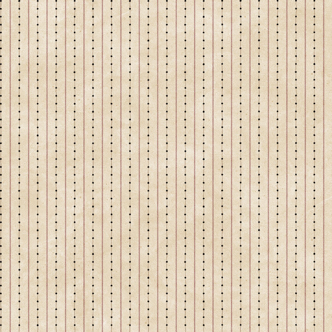 York YC3356 Welcome Home Dots W/Ticking Stripe Wallpaper