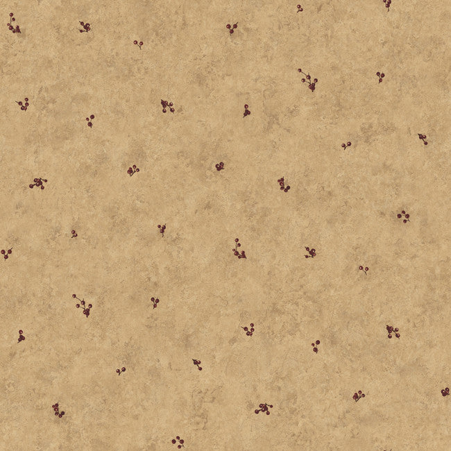 York YC3406 Welcome Home Mini Berry Spot Wallpaper
