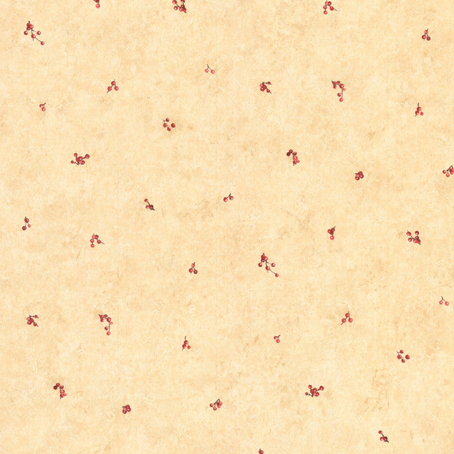 York YC3417 Welcome Home Mini Berry Spot Wallpaper