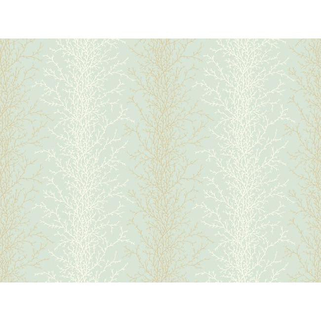 York YV8988 Blue Book Coral Stripe Wallpaper