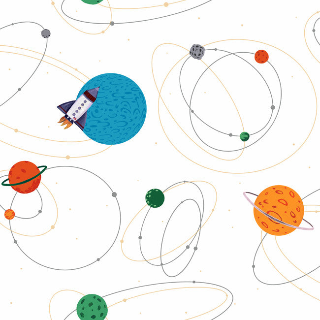 York ZB3232 Boys Will Be Boys Space Wallpaper