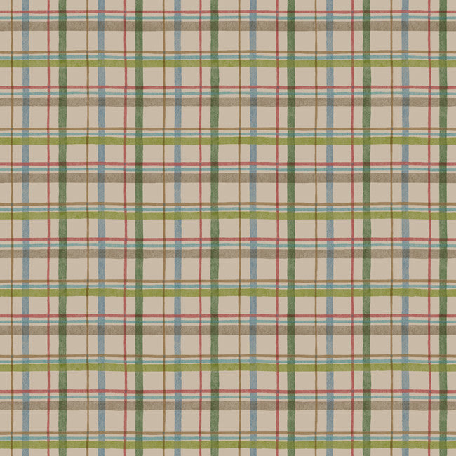 York ZB3411 Boys Will Be Boys Washy Plaid Wallpaper