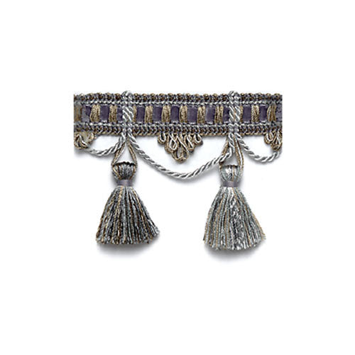 Robert Allen 033261 Velvet Trim Platinum