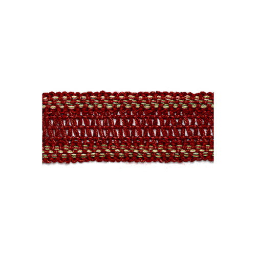 Robert Allen Trim 038120 Villa Braid Borghese Red