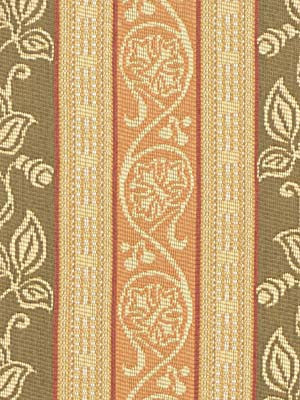 Robert Allen Fabric 040257 Scrolling Leaf Safari