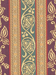 Robert Allen Fabric 040263 Scrolling Leaf Beach Plum