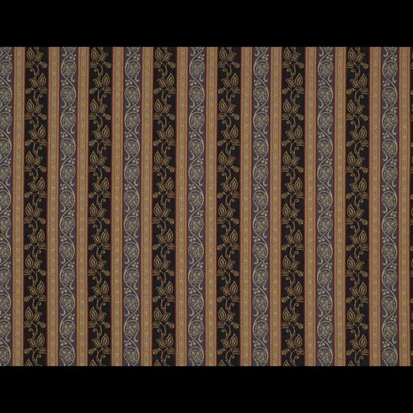 Robert Allen Fabric 040264 Scrolling Leaf Midnight