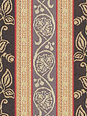 Robert Allen Fabric 040265 Scrolling Leaf Night