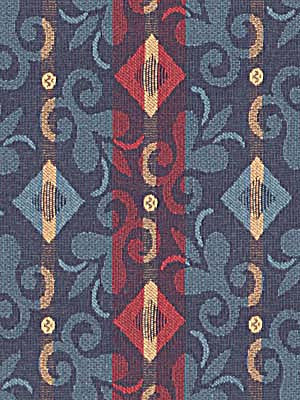 Robert Allen Fabric 040418 Diamond Scroll Midnight