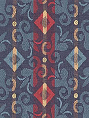 Robert Allen Fabric 040418 Diamond Scroll Midnight
