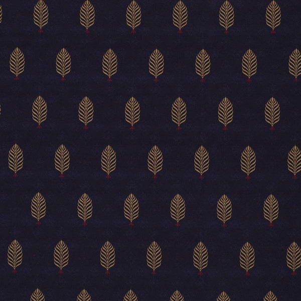 Robert Allen Fabric 041329 Pionella Navy