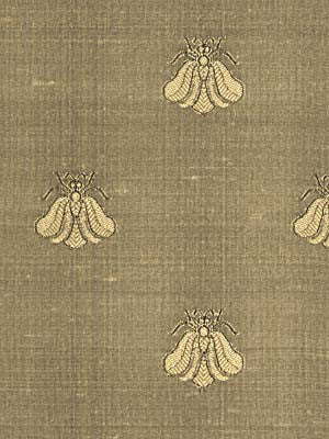 Robert Allen Fabric 046642 Honey Bees Bronze