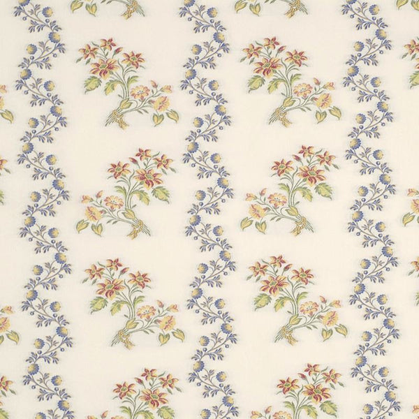 Beacon Hill Fabric 047208 French Floral Persimmon