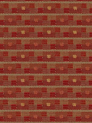 Step Madras Red by Robert Allen Fabric 047433 Step