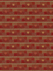 Step Madras Red by Robert Allen Fabric 047433 Step
