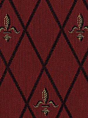 Robert Allen Fabric 047508 Diamond Crest Scarlet