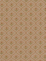 Robert Allen Fabric 047552 Flower Inlay Butter
