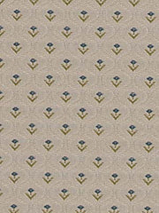 Robert Allen Fabric 047553 Flower Inlay Neptune