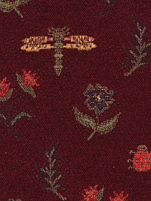 Robert Allen Fabric 047579 Natures Guests Ruby