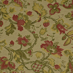 Robert Allen Fabric 048452 Floral Wonder Tuscan Red