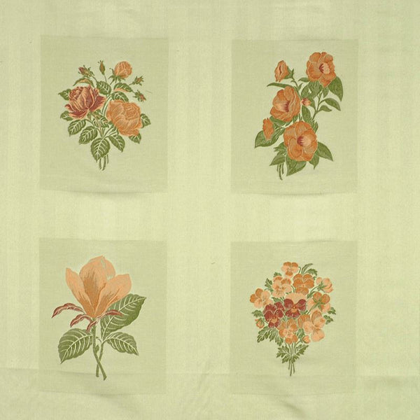 Beacon Hill Fabric 048666 Floral Vignett Mint