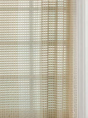 Beacon Hill Fabric 050336 Gridwork Ivory Flax