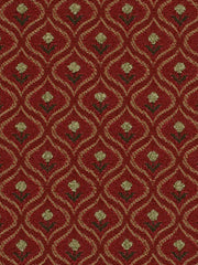 Robert Allen Fabric 055682 Floral Drop Scarlet