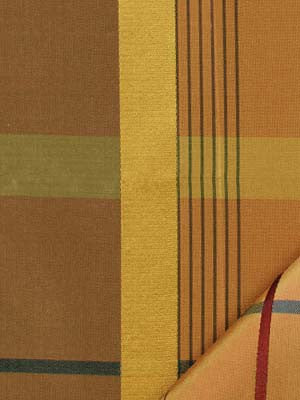 Beacon Hill Fabric 059216 Bordeaux Plaid Golden Spice