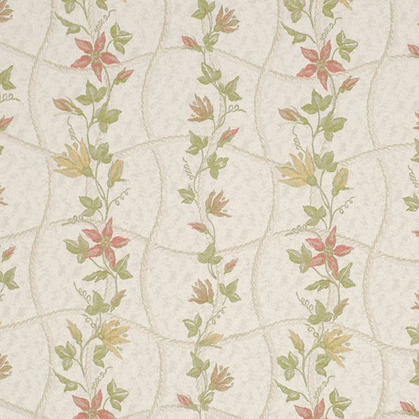 Robert Allen Fabric 062175 Crinkle Vines Alabaster